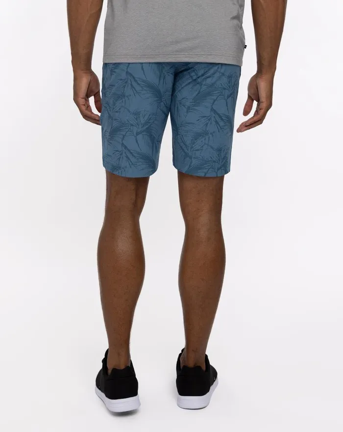 Men Shorts TravisMathew JUNGLE OASIS SHORT Heather Mid Blue