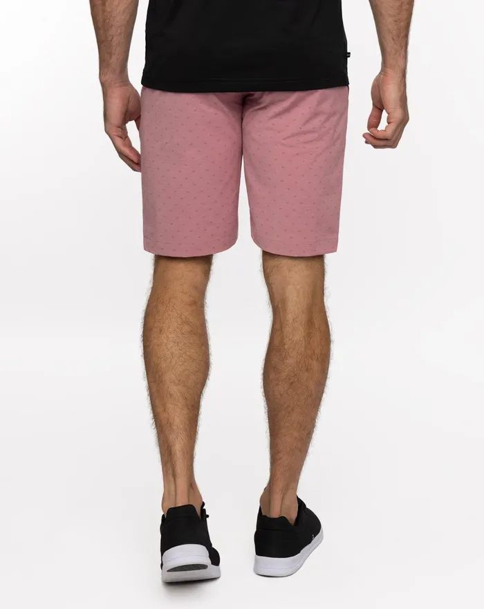 Men Shorts TravisMathew MANZANILLO SHORT Heather Earth Red