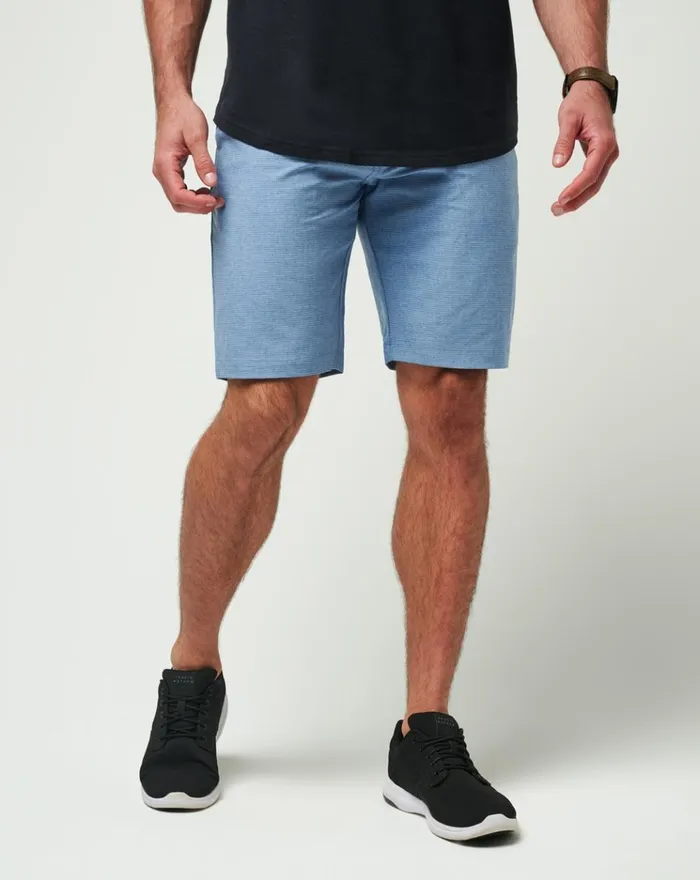Men Shorts TravisMathew SAND HARBOR SHORT Heather Blue