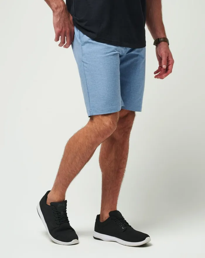 Men Shorts TravisMathew SAND HARBOR SHORT Heather Blue