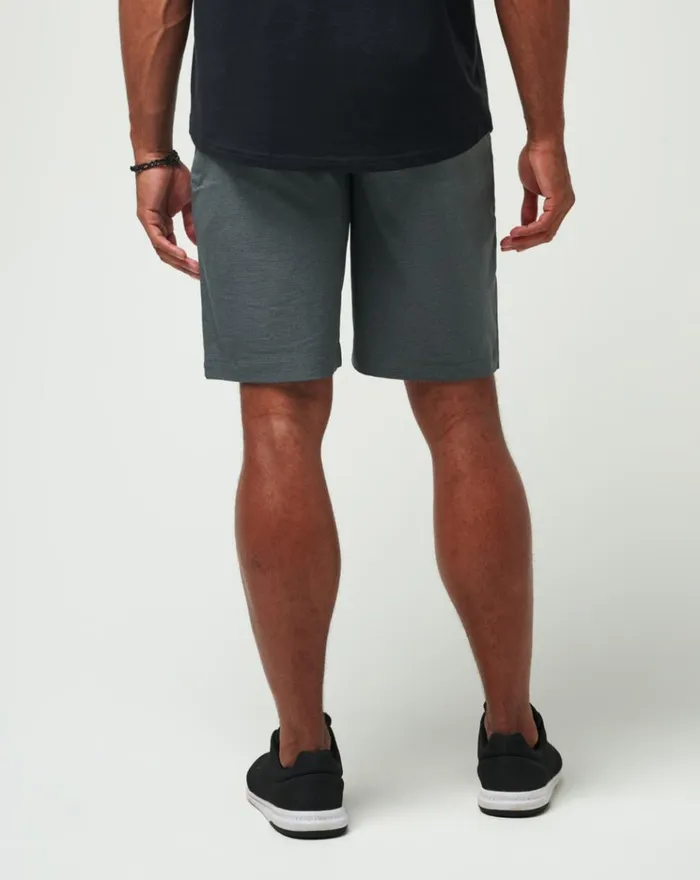 Men Shorts TravisMathew SAND HARBOR SHORT Heather Dark Grey