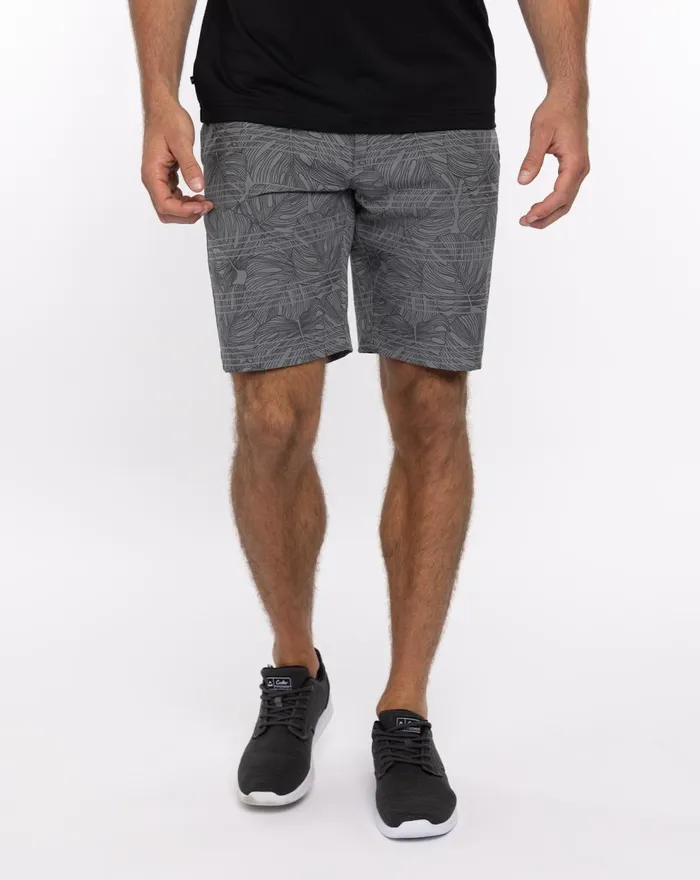 Men Shorts TravisMathew SPLASH ZONE SHORT Heather Quiet Shade