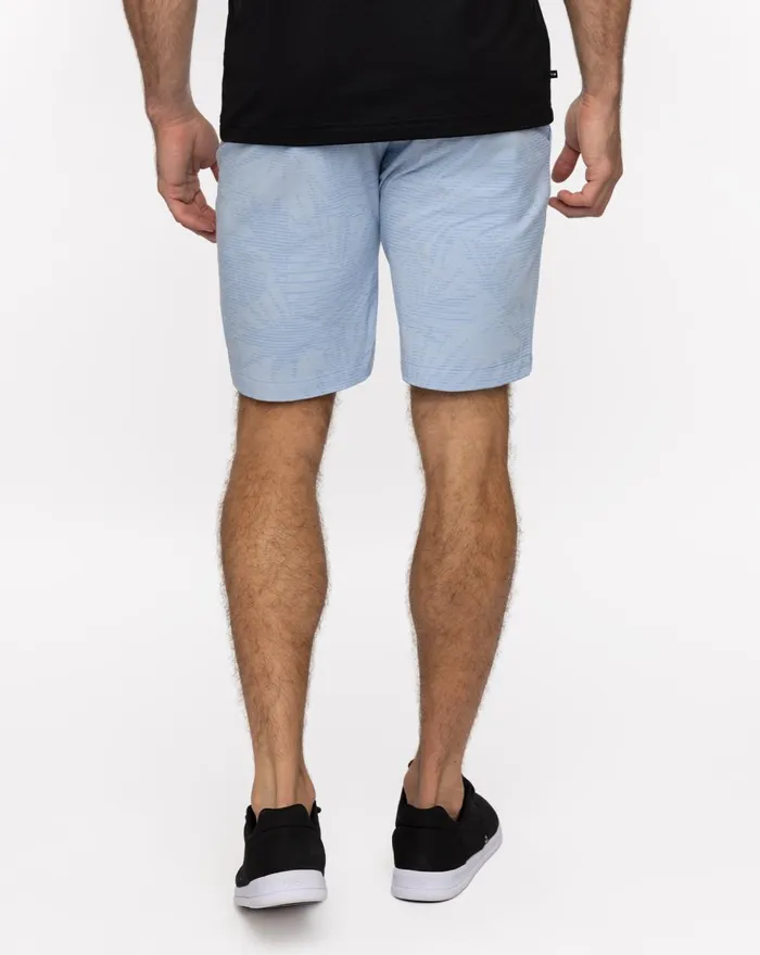 Men Shorts TravisMathew STREET ART SHORT Heather Bel Air Blue