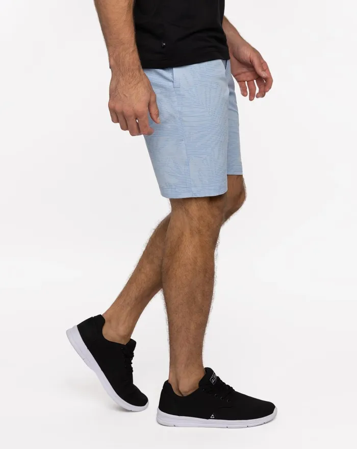 Men Shorts TravisMathew STREET ART SHORT Heather Bel Air Blue
