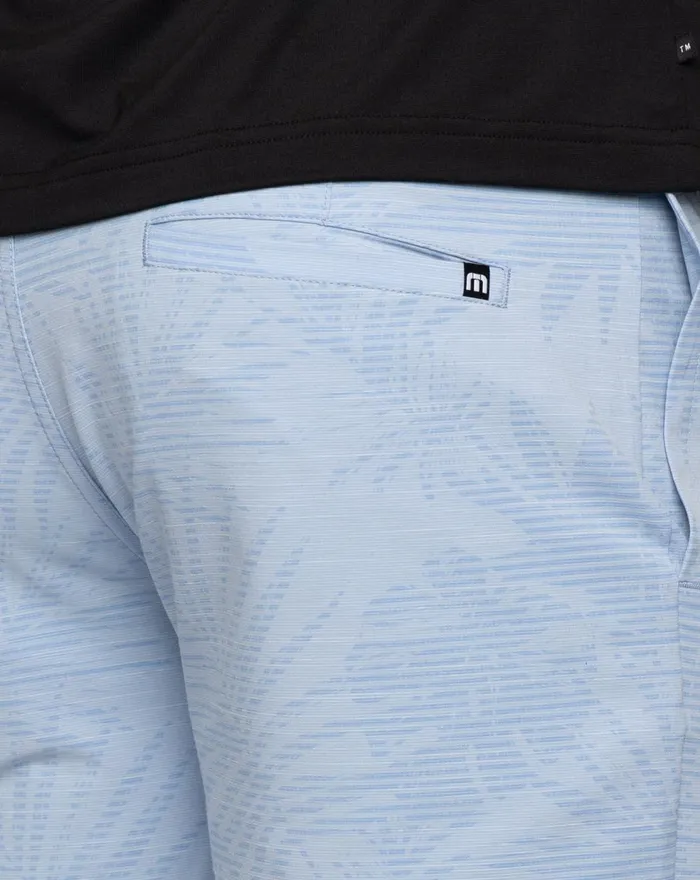 Men Shorts TravisMathew STREET ART SHORT Heather Bel Air Blue