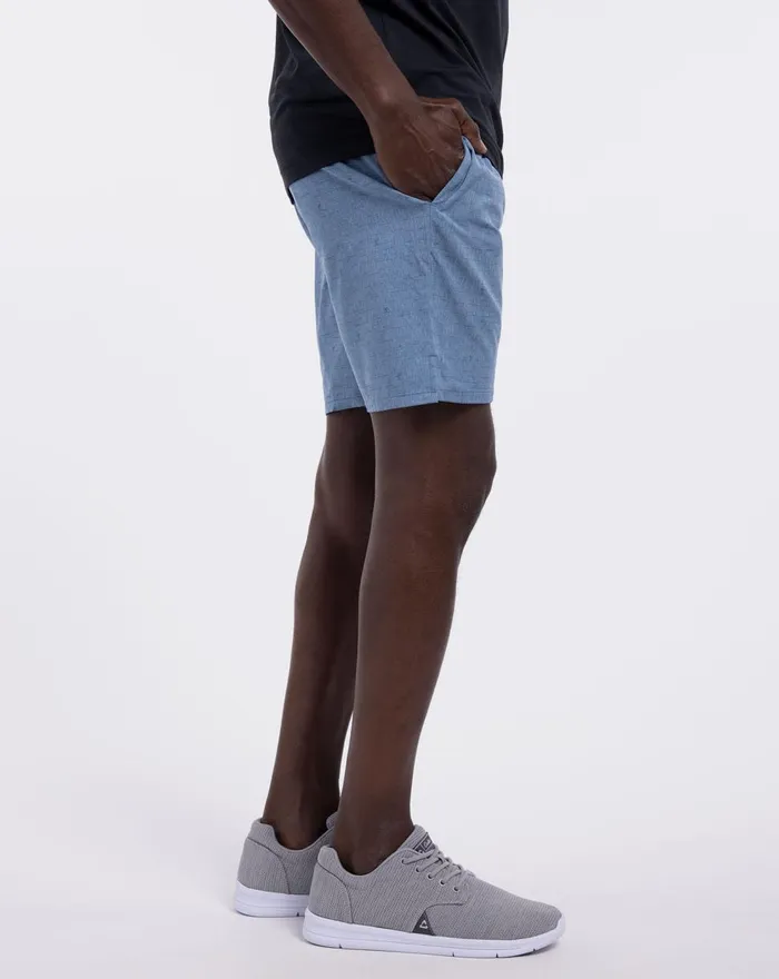 Men Shorts TravisMathew SURVIVALIST ACTIVE SHORT Heather Copen Blue