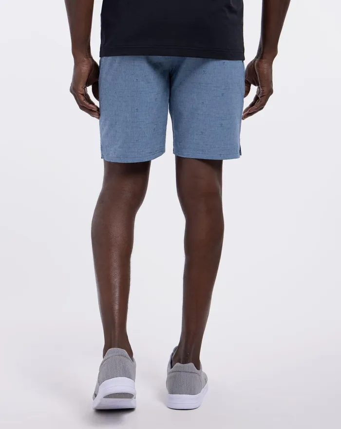 Men Shorts TravisMathew SURVIVALIST ACTIVE SHORT Heather Copen Blue