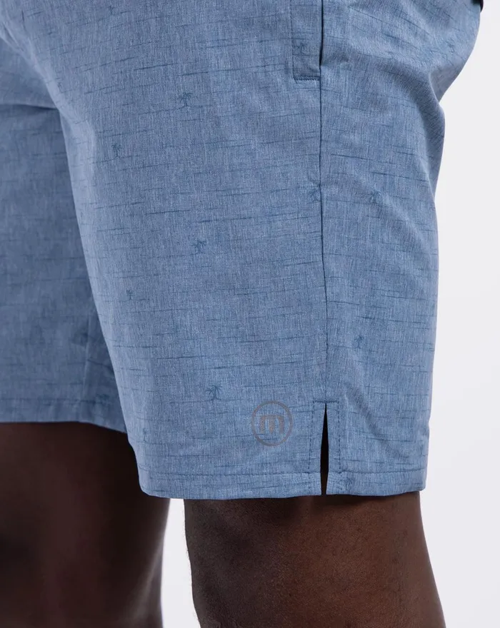 Men Shorts TravisMathew SURVIVALIST ACTIVE SHORT Heather Copen Blue