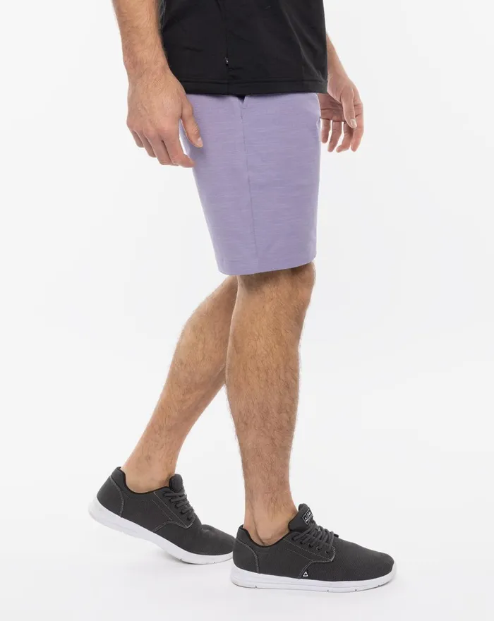 Men Shorts TravisMathew SWITCHBACKS SHORT Heather Mulled Grape
