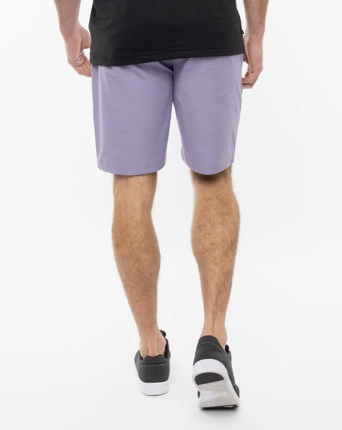Men Shorts TravisMathew SWITCHBACKS SHORT Heather Mulled Grape