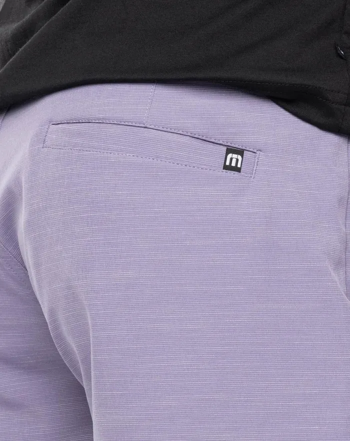 Men Shorts TravisMathew SWITCHBACKS SHORT Heather Mulled Grape