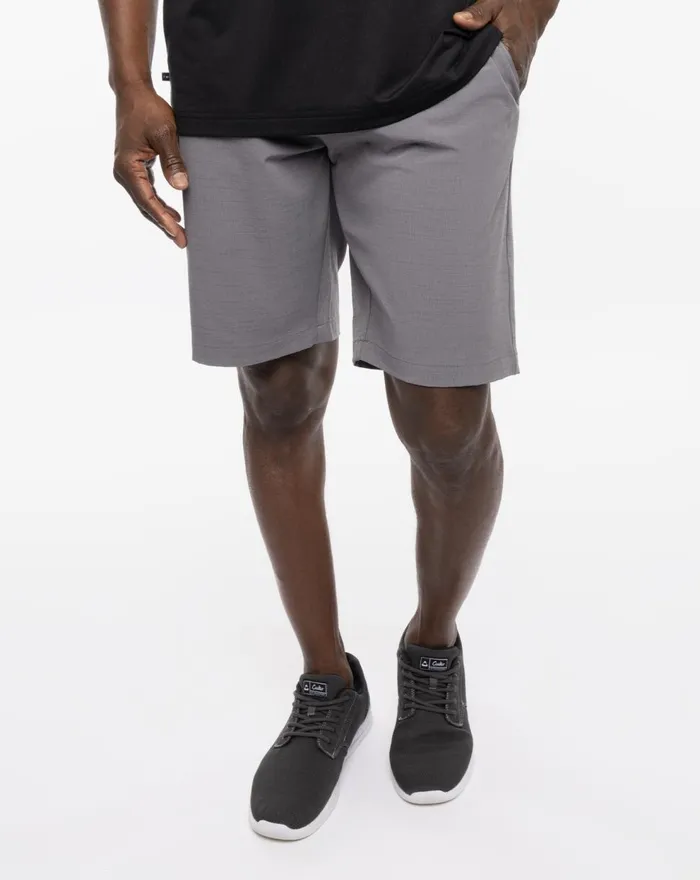 Men Shorts TravisMathew SWITCHBACKS SHORT Heather Quiet Shade