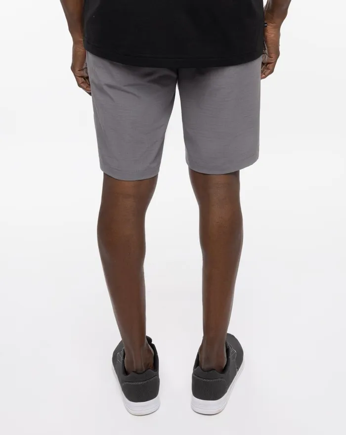 Men Shorts TravisMathew SWITCHBACKS SHORT Heather Quiet Shade