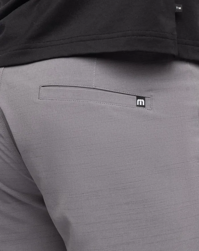Men Shorts TravisMathew SWITCHBACKS SHORT Heather Quiet Shade