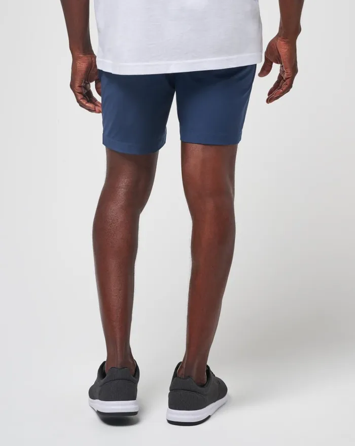 Men Shorts TravisMathew TECH CHINO SHORT Dress Blues