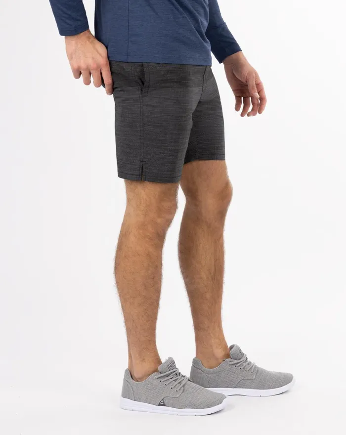 Men Shorts TravisMathew ZIPLINE 20 ACTIVE SHORT Black
