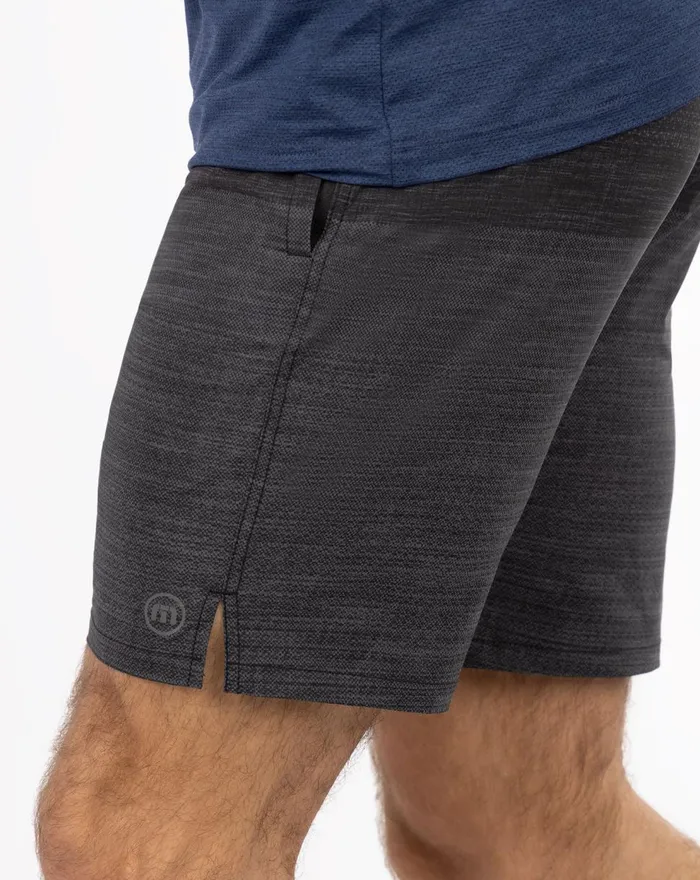 Men Shorts TravisMathew ZIPLINE 20 ACTIVE SHORT Black