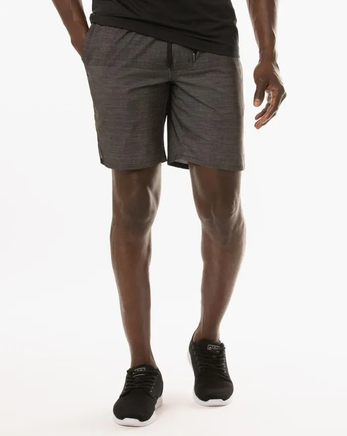 Men Shorts TravisMathew ZIPLINE ACTIVE SHORT Black