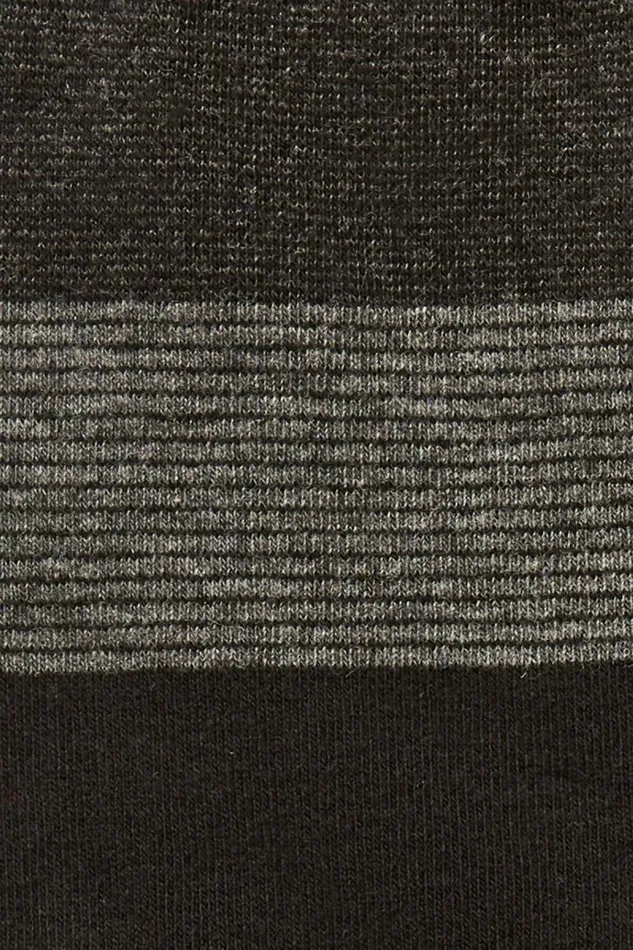 Men Socks and Underwear Bonobos Soft Everyday Socks Black Stripe