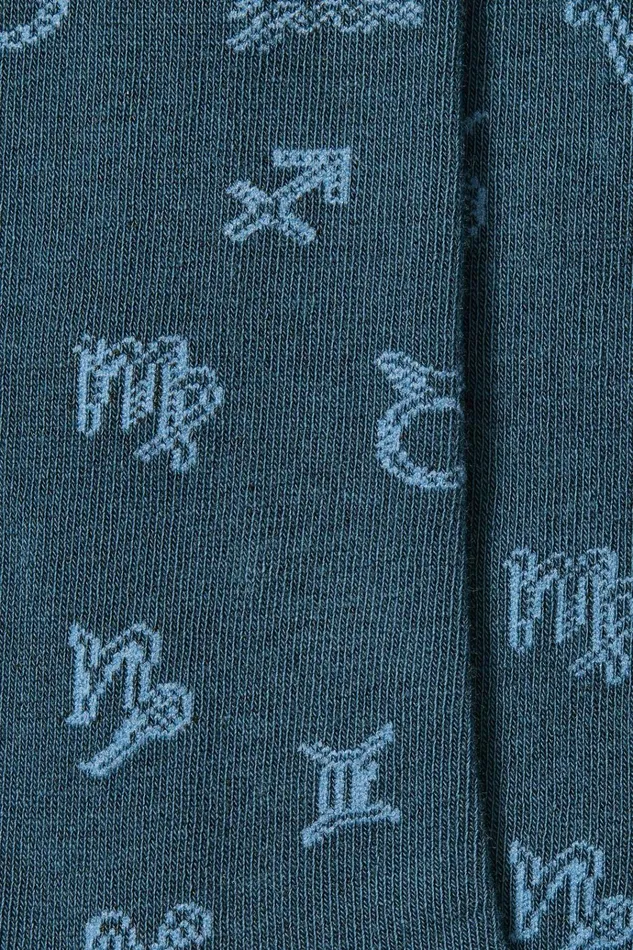 Men Socks and Underwear Bonobos Soft Everyday Socks Blue Astrology Signs