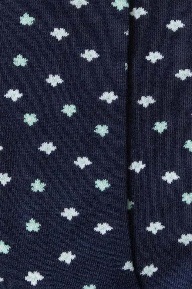 Men Socks and Underwear Bonobos Soft Everyday Socks Blue Floral Frenzy