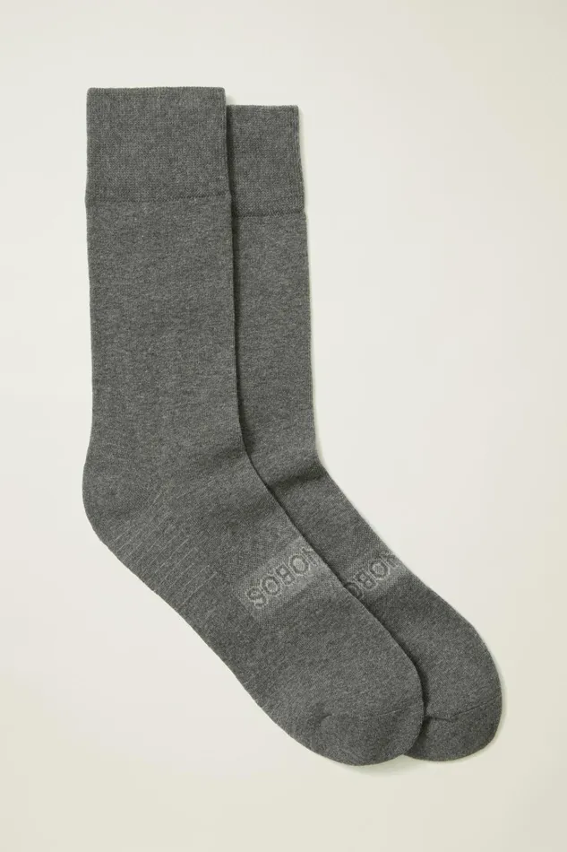 Men Socks and Underwear Bonobos Soft Everyday Socks Heather Charcoal
