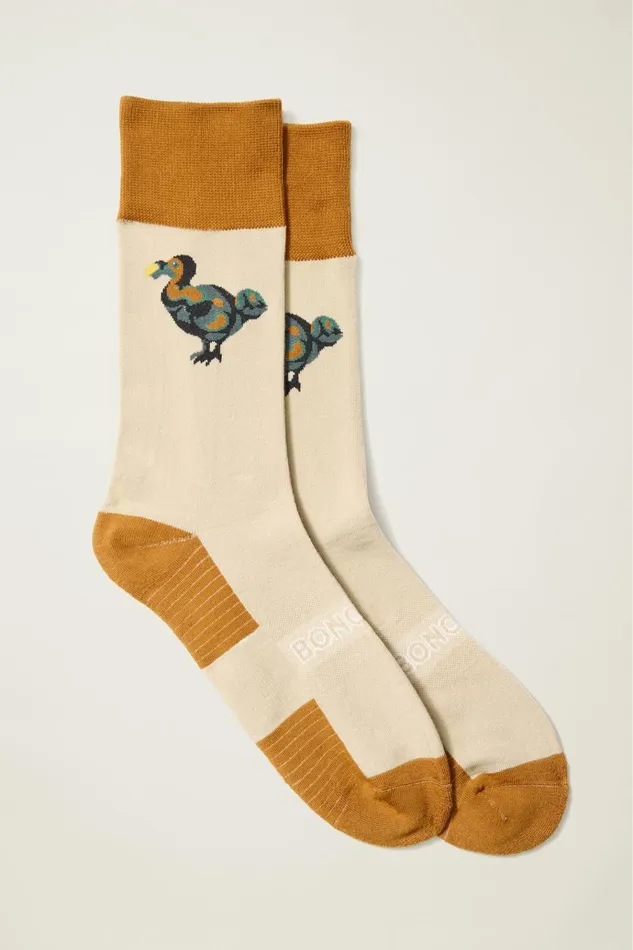 Men Socks and Underwear Bonobos Soft Everyday Socks Khaki Hello Dodo