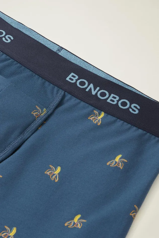 Men Socks and Underwear Bonobos Supersoft Underwear Blue Banana
