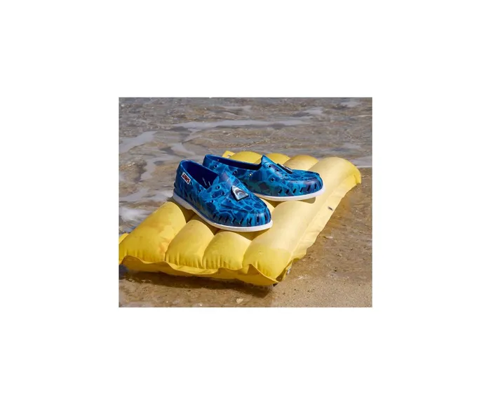 Men Sperry X JAWS Authentic Original Float Boat Shoe Blue Multi Sperry Sandals
