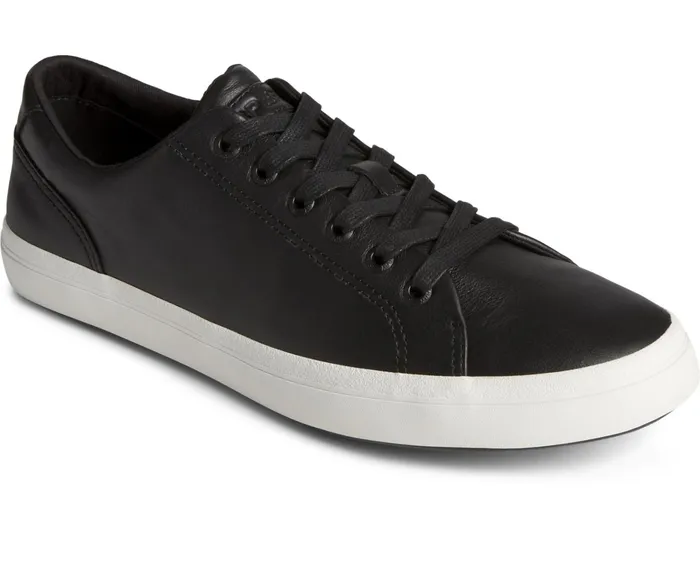 Men Striper II Leather Sneaker Black Sperry Sneakers Men Striper II Leather Sneaker Black Sperry Sneakers