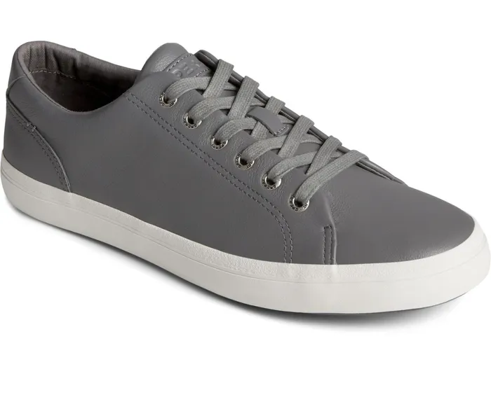 Men Striper II Leather Sneaker Grey Sperry Sneakers Men Striper II Leather Sneaker Grey Sperry Sneakers