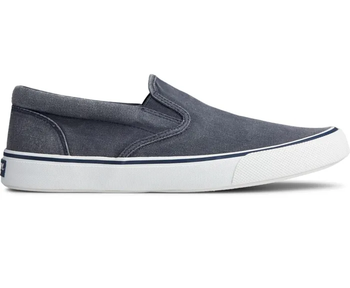 Men Striper II Slip On Sneaker Navy Sperry Sneakers