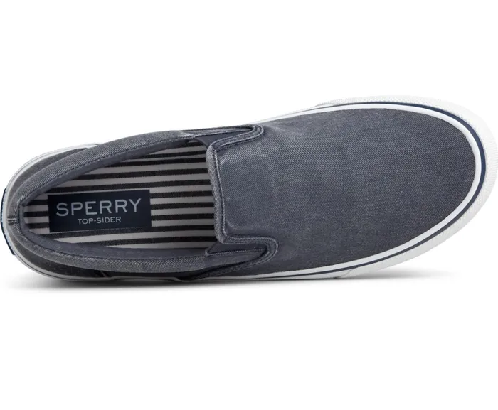 Men Striper II Slip On Sneaker Navy Sperry Sneakers Men Striper II Slip On Sneaker Navy Sperry Sneakers