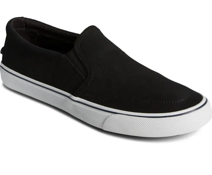 Men Striper II Twin Gore Suede Slip On Sneaker Black Sperry Sneakers Men Striper II Twin Gore Suede Slip On Sneaker Black Sperry Sneakers