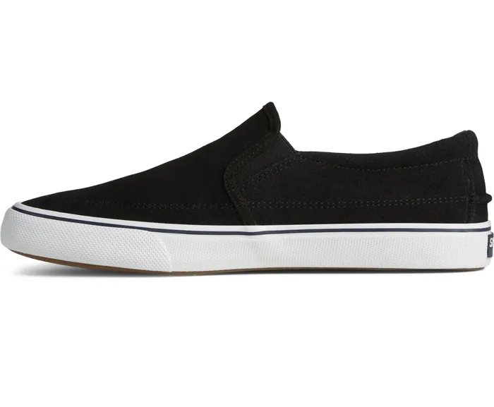 Men Striper II Twin Gore Suede Slip On Sneaker Black Sperry Sneakers Men Striper II Twin Gore Suede Slip On Sneaker Black Sperry Sneakers