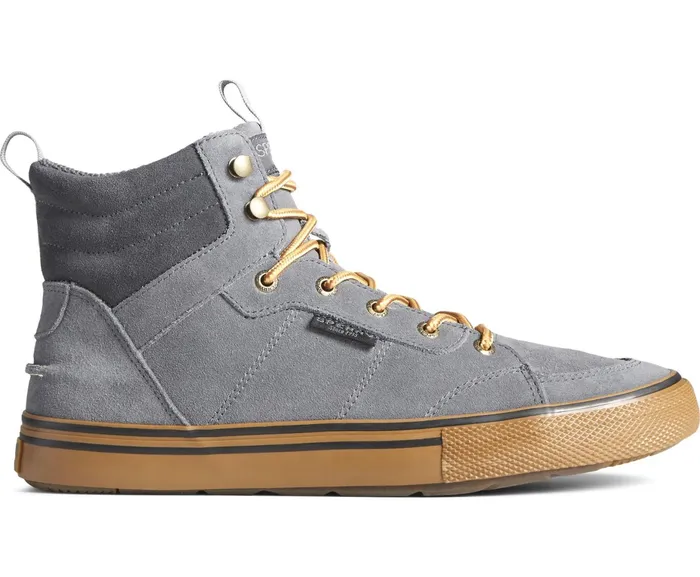 Men Striper Storm Hiker Waterproof Sneaker Boot Grey Sperry Boots