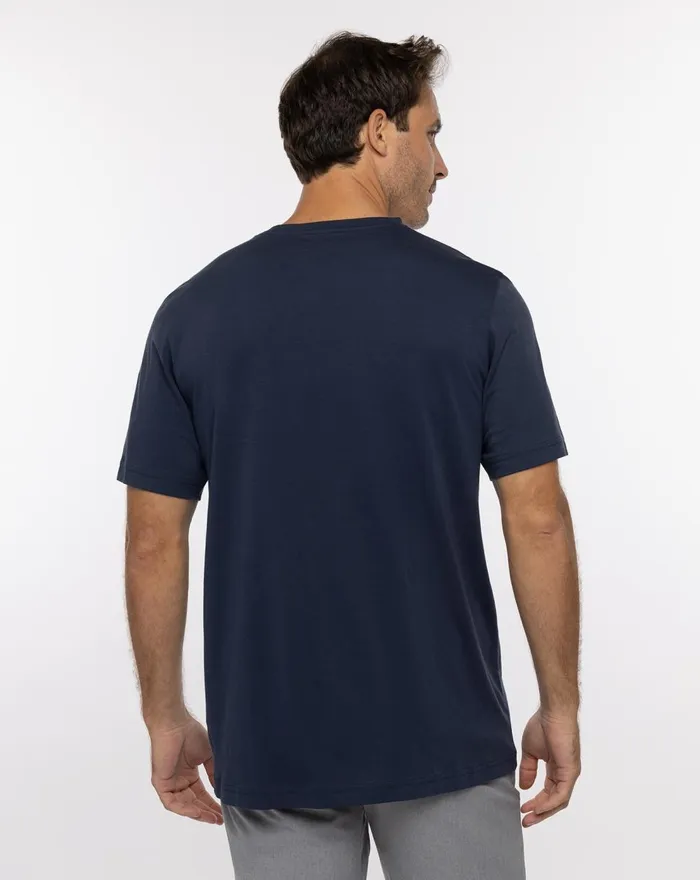 Men Tees TravisMathew BACKYARD BLAST TEE Mood Indigo