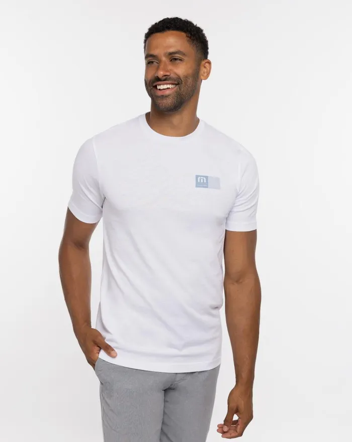 Men Tees TravisMathew BEFRIEND THE BOUNCER TEE White