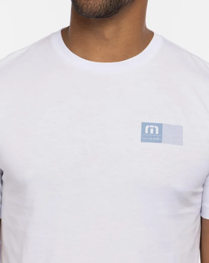 Men Tees TravisMathew BEFRIEND THE BOUNCER TEE White
