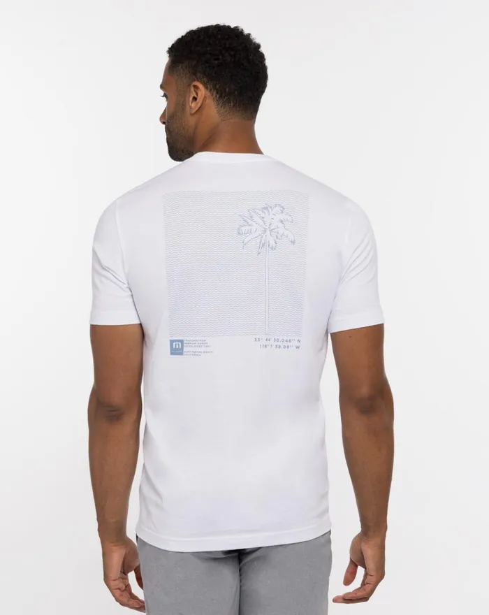 Men Tees TravisMathew BEFRIEND THE BOUNCER TEE White