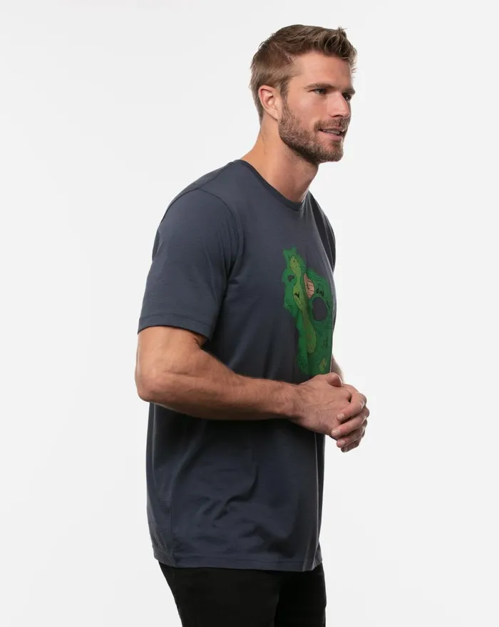 Men Tees TravisMathew BOONDOCKS TEE Mood Indigo