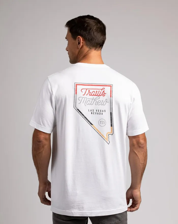 Men Tees TravisMathew BUFFET STYLE TEE White