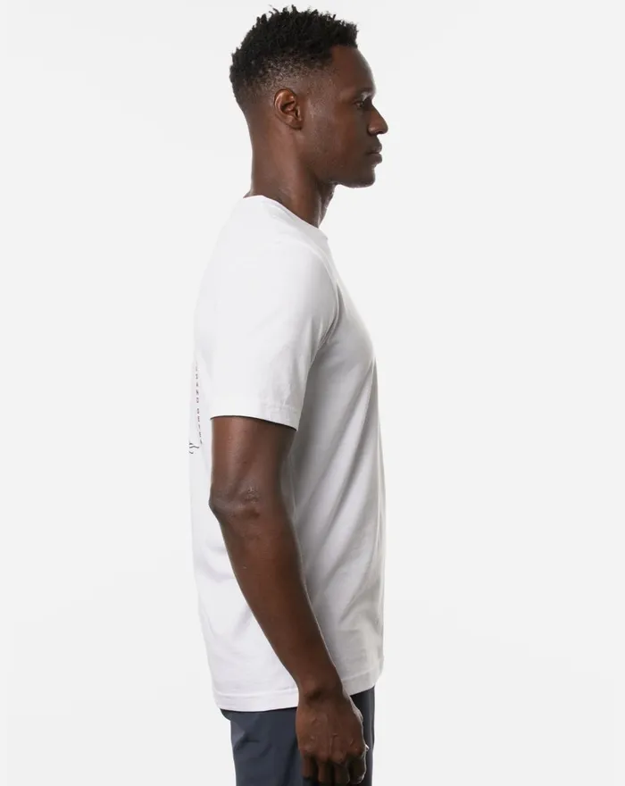 Men Tees TravisMathew CATTAILS TEE White