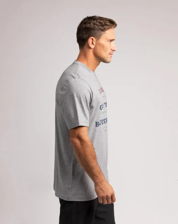 Men Tees TravisMathew CIRCUS ACT TEE Heather Grey