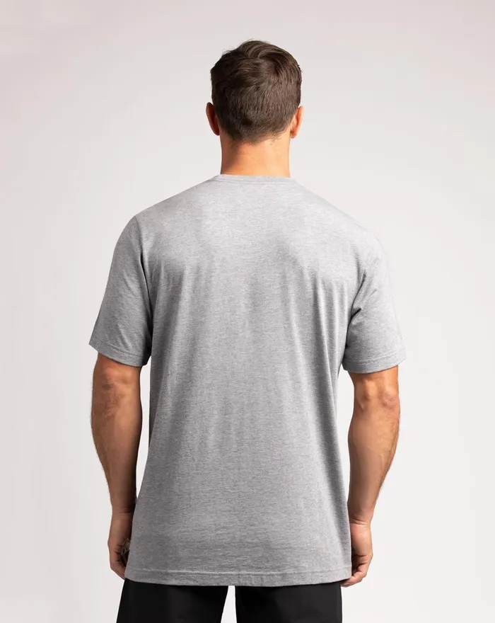 Men Tees TravisMathew CIRCUS ACT TEE Heather Grey
