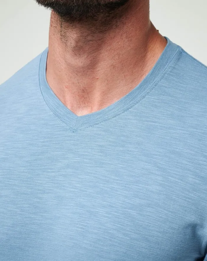 Men Tees TravisMathew CLOUD TEE Copen Blue