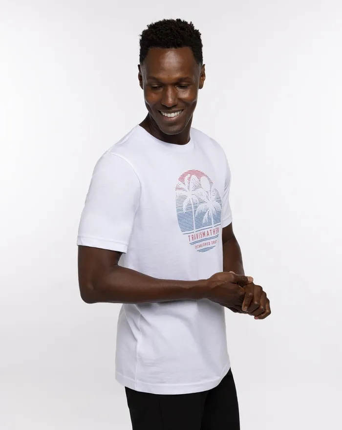 Men Tees TravisMathew CONCHEROS TEE White Men Tees TravisMathew CONCHEROS TEE White