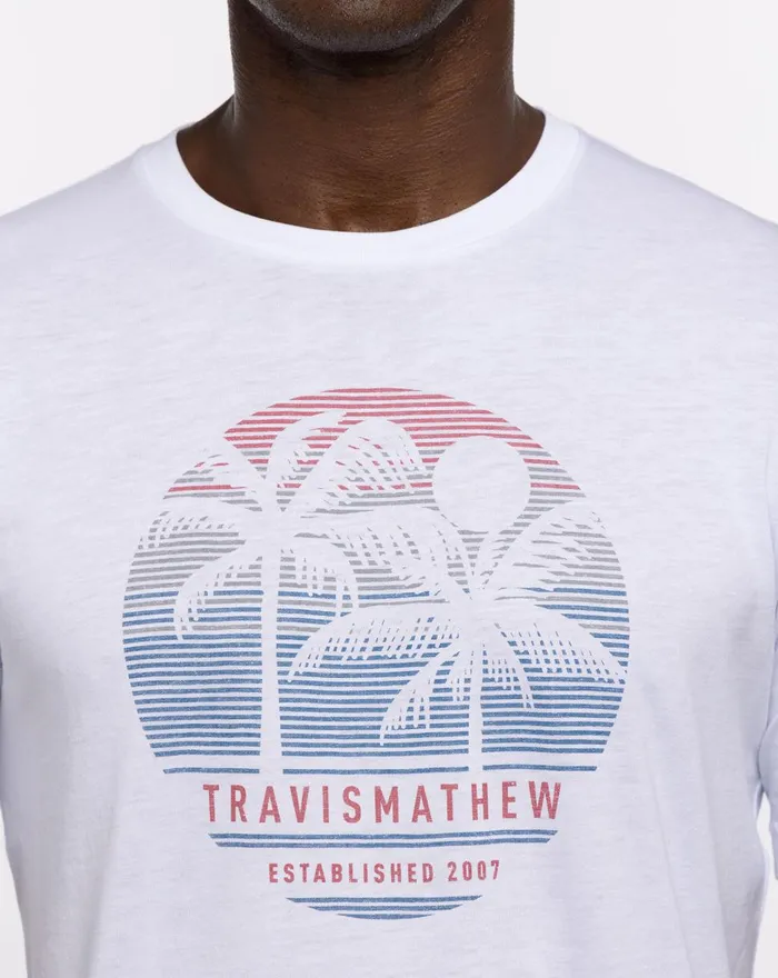 Men Tees TravisMathew CONCHEROS TEE White Men Tees TravisMathew CONCHEROS TEE White