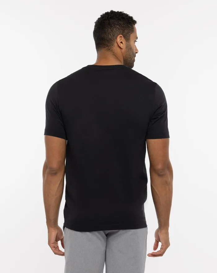 Men Tees TravisMathew CONTINENTAL SHELF TEE Black Men Tees TravisMathew CONTINENTAL SHELF TEE Black
