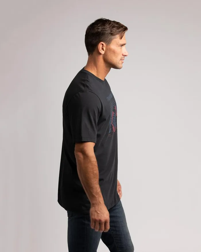 Men Tees TravisMathew COOL COYOTE TEE Black